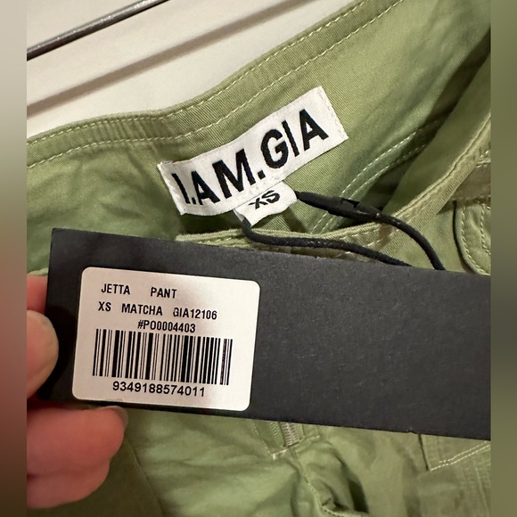 NWT IAMGIA matcha green JETTA pants - Picture 4 of 8